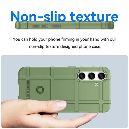 Square Grid Texture Shell for Samsung Galaxy S24 Flexible TPU Phone Case