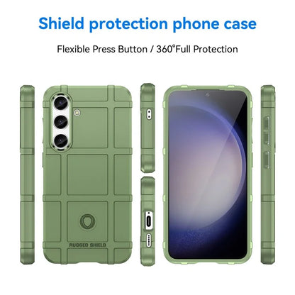Square Grid Texture Shell for Samsung Galaxy S24 Flexible TPU Phone Case