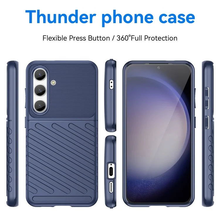 Thunder Series For Samsung Galaxy S24 Case Shock-absorbed TPU Mobile Phone Cover