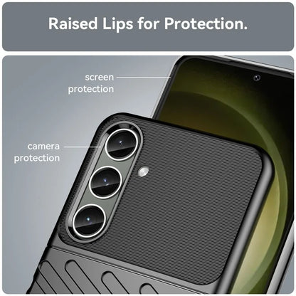 Thunder Series For Samsung Galaxy S24+ Cell Phone Cover Slim-Fit TPU Protective Shell Case