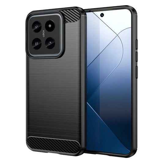 For Xiaomi 14 Anti-Scratch Phone Shell TPU Carbon Fiber Texture Phone Case