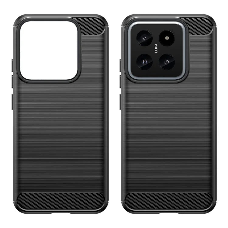 For Xiaomi 14 Anti-Scratch Phone Shell TPU Carbon Fiber Texture Phone Case