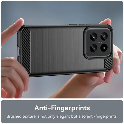 For Xiaomi 14 Anti-Scratch Phone Shell TPU Carbon Fiber Texture Phone Case
