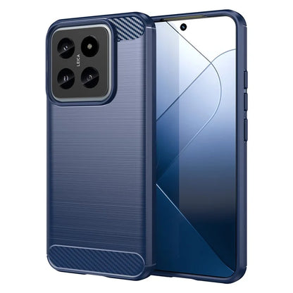 For Xiaomi 14 Anti-Scratch Phone Shell TPU Carbon Fiber Texture Phone Case