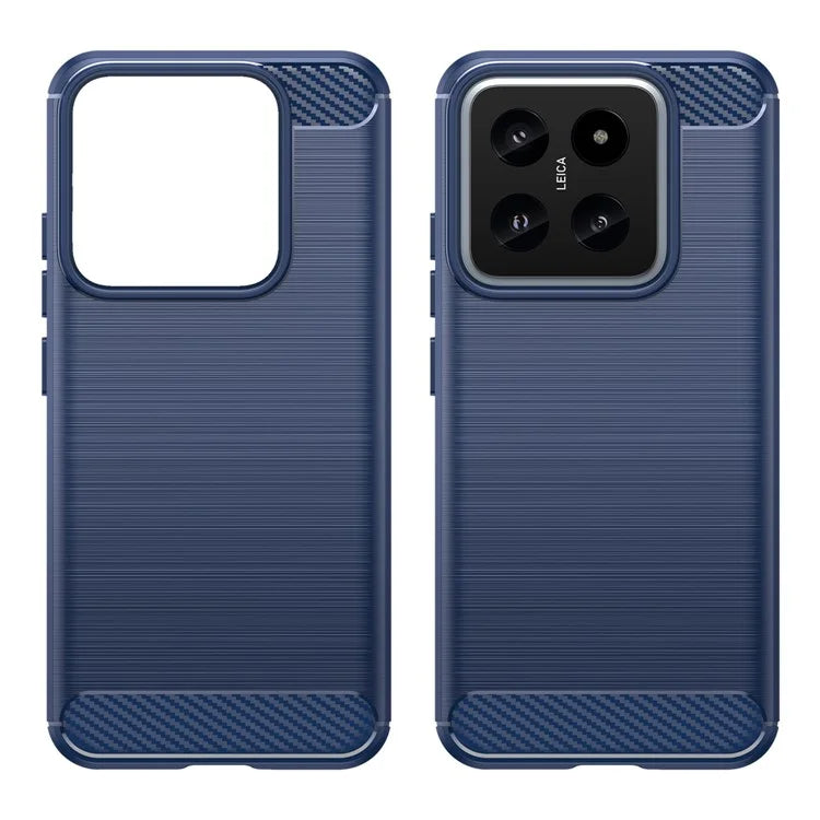 For Xiaomi 14 Anti-Scratch Phone Shell TPU Carbon Fiber Texture Phone Case