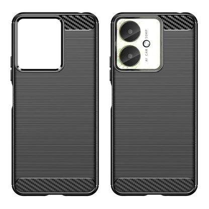 For Xiaomi Redmi 13C 4G / 5G / 13R 5G / Poco M6  / Poco C65 4G Case TPU Carbon Fiber Texture Cover