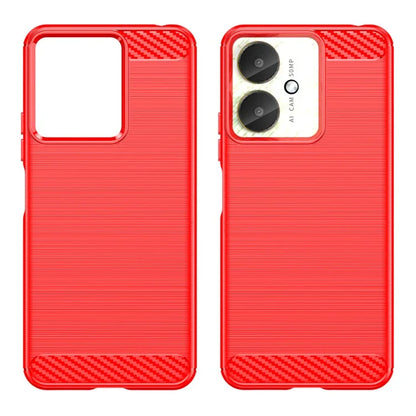 For Xiaomi Redmi 13C 4G / 5G / 13R 5G / Poco M6  / Poco C65 4G Case TPU Carbon Fiber Texture Cover