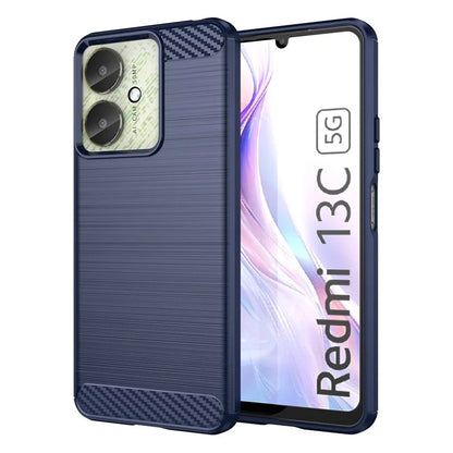 For Xiaomi Redmi 13C 4G / 5G / 13R 5G / Poco M6  / Poco C65 4G Case TPU Carbon Fiber Texture Cover