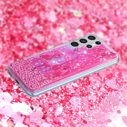 For Samsung Galaxy S24 Ultra Case Quicksand Embossment Pattern TPU Cover