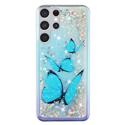 For Samsung Galaxy S24 Ultra Case Quicksand Embossment Pattern TPU Cover