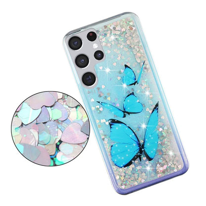 For Samsung Galaxy S24 Ultra Case Quicksand Embossment Pattern TPU Cover