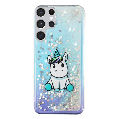 For Samsung Galaxy S24 Ultra Case Quicksand Embossment Pattern TPU Cover