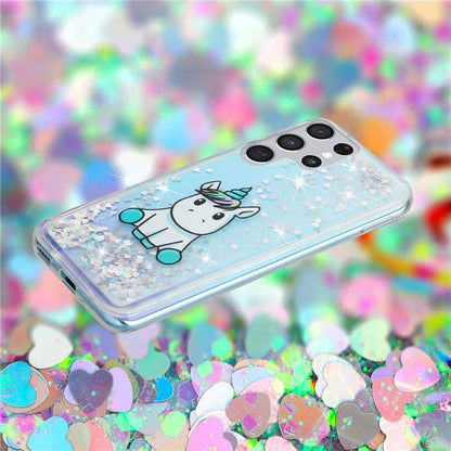 For Samsung Galaxy S24 Ultra Case Quicksand Embossment Pattern TPU Cover
