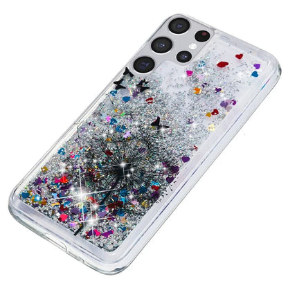 For Samsung Galaxy S24 Ultra Case Quicksand Embossment Pattern TPU Cover