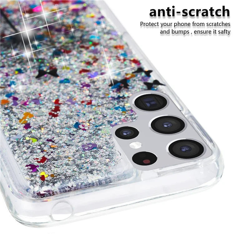For Samsung Galaxy S24 Ultra Case Quicksand Embossment Pattern TPU Cover
