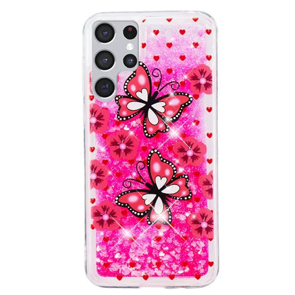 For Samsung Galaxy S24 Ultra Case Quicksand Embossment Pattern TPU Cover