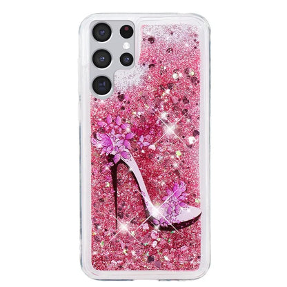 For Samsung Galaxy S24 Ultra Case Quicksand Embossment Pattern TPU Cover
