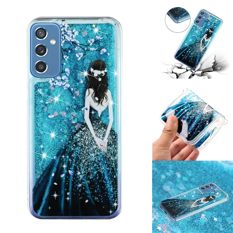 For Samsung Galaxy S23 FE Quicksand Case Soft TPU Embossment Pattern Phone Cover