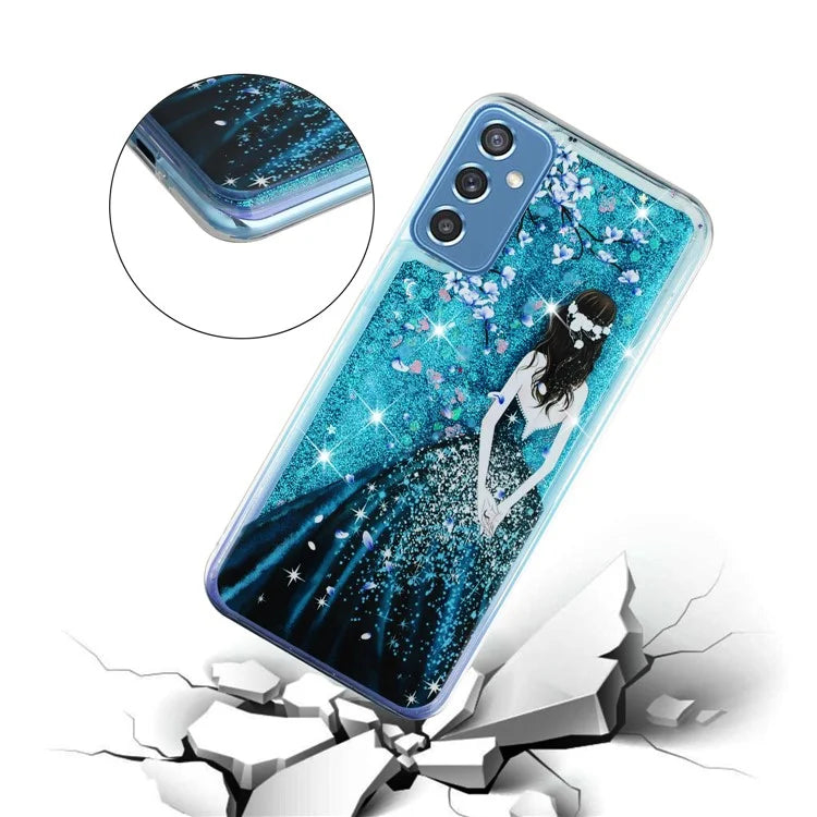 For Samsung Galaxy S23 FE Quicksand Case Soft TPU Embossment Pattern Phone Cover