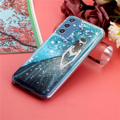 For Samsung Galaxy S23 FE Quicksand Case Soft TPU Embossment Pattern Phone Cover