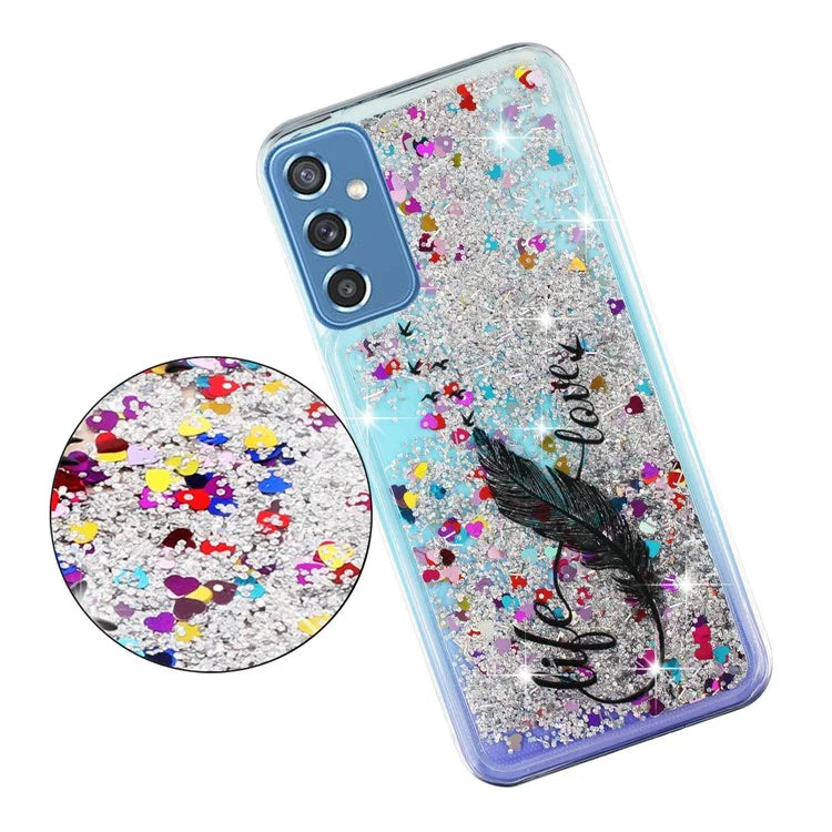 For Samsung Galaxy S23 FE Quicksand Case Soft TPU Embossment Pattern Phone Cover