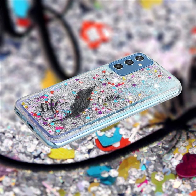 For Samsung Galaxy S23 FE Quicksand Case Soft TPU Embossment Pattern Phone Cover