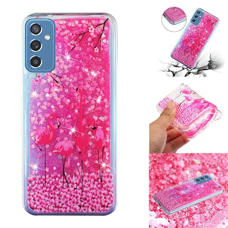 For Samsung Galaxy S23 FE Quicksand Case Soft TPU Embossment Pattern Phone Cover