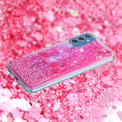 For Samsung Galaxy S23 FE Quicksand Case Soft TPU Embossment Pattern Phone Cover