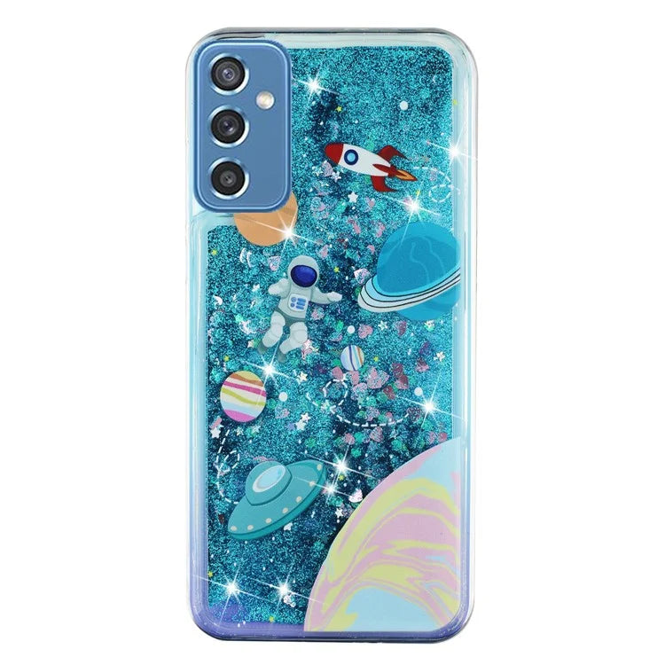 For Samsung Galaxy S23 FE Quicksand Case Soft TPU Embossment Pattern Phone Cover