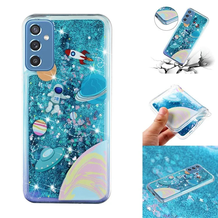 For Samsung Galaxy S23 FE Quicksand Case Soft TPU Embossment Pattern Phone Cover