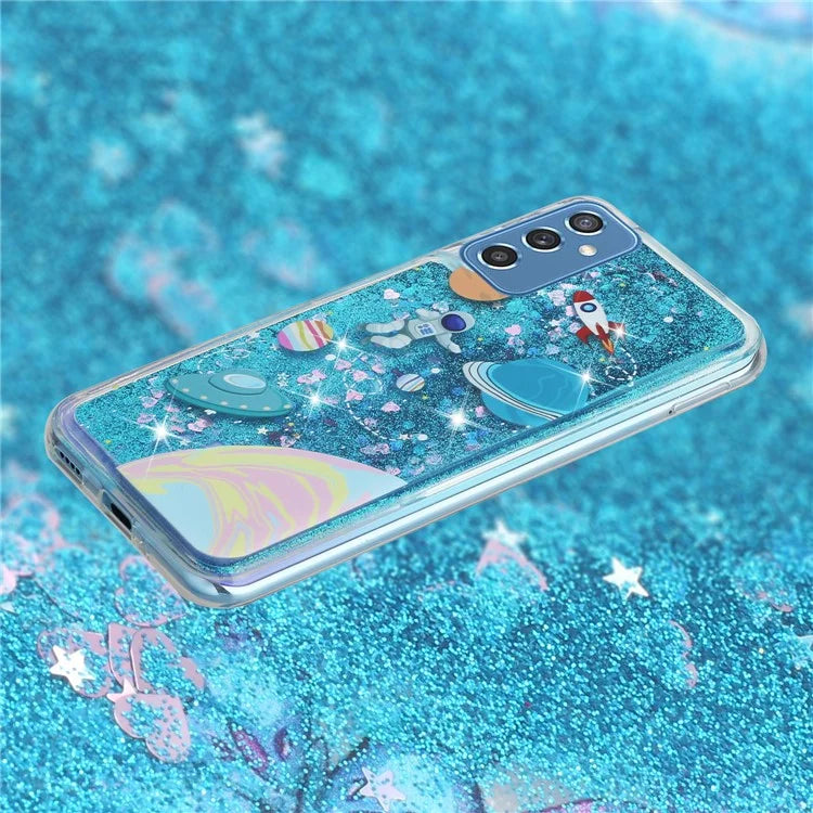 For Samsung Galaxy S23 FE Quicksand Case Soft TPU Embossment Pattern Phone Cover