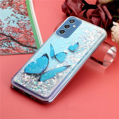 For Samsung Galaxy S23 FE Quicksand Case Soft TPU Embossment Pattern Phone Cover