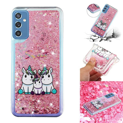 For Samsung Galaxy S23 FE Quicksand Case Soft TPU Embossment Pattern Phone Cover