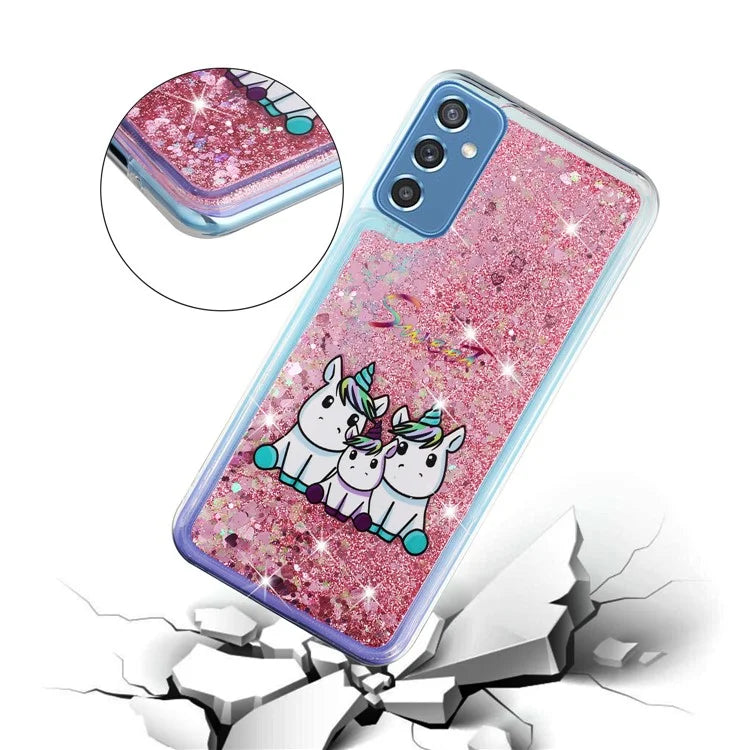 For Samsung Galaxy S23 FE Quicksand Case Soft TPU Embossment Pattern Phone Cover
