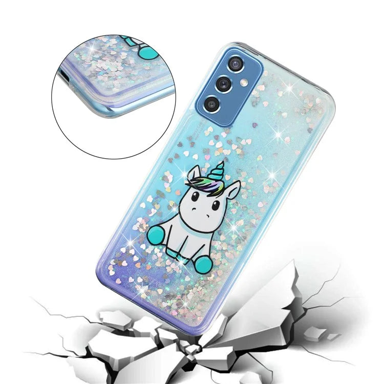 For Samsung Galaxy S23 FE Quicksand Case Soft TPU Embossment Pattern Phone Cover