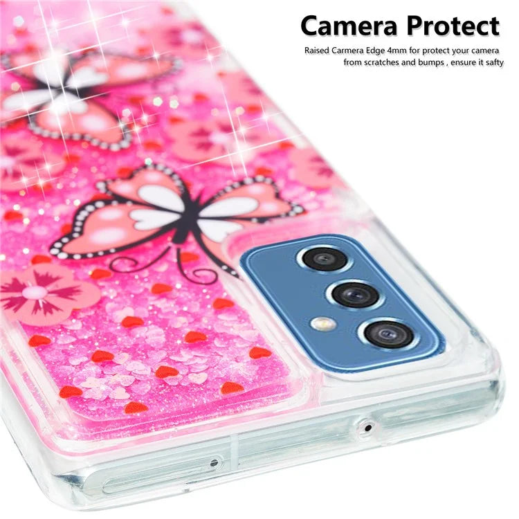 For Samsung Galaxy S23 FE Quicksand Case Soft TPU Embossment Pattern Phone Cover