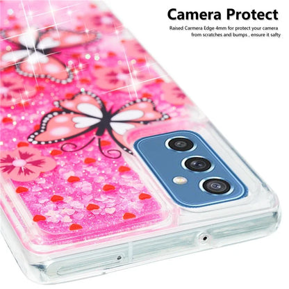 For Samsung Galaxy S23 FE Quicksand Case Soft TPU Embossment Pattern Phone Cover