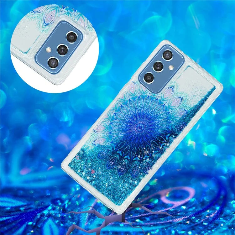 For Samsung Galaxy S23 FE Quicksand Case Soft TPU Embossment Pattern Phone Cover