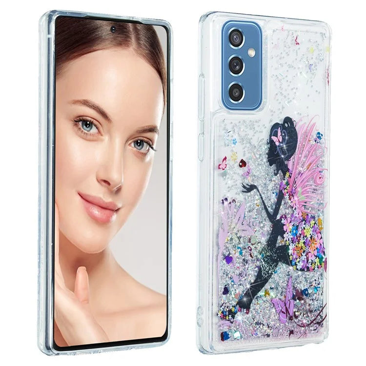 For Samsung Galaxy S23 FE Quicksand Case Soft TPU Embossment Pattern Phone Cover