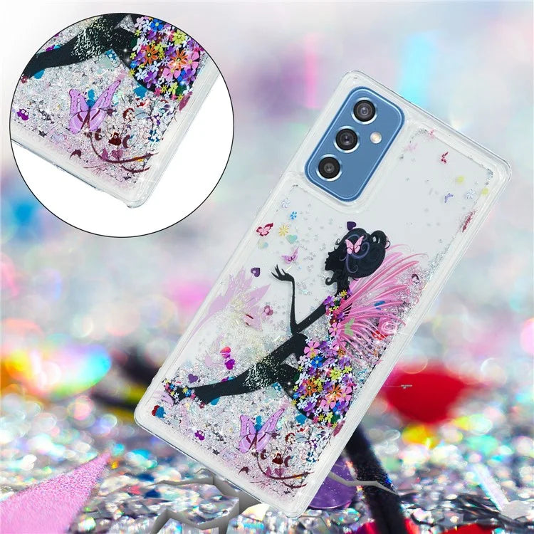 For Samsung Galaxy S23 FE Quicksand Case Soft TPU Embossment Pattern Phone Cover