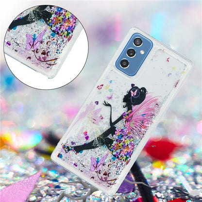 For Samsung Galaxy S23 FE Quicksand Case Soft TPU Embossment Pattern Phone Cover