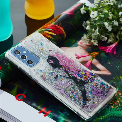 For Samsung Galaxy S23 FE Quicksand Case Soft TPU Embossment Pattern Phone Cover