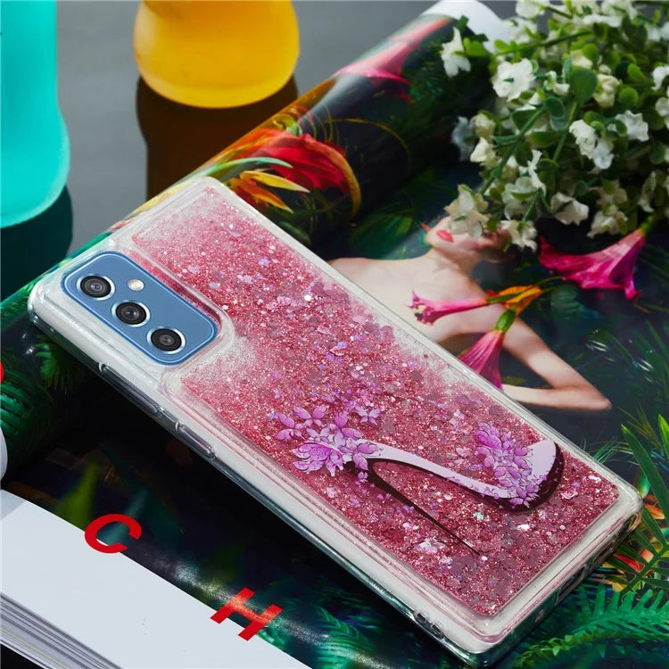For Samsung Galaxy S23 FE Quicksand Case Soft TPU Embossment Pattern Phone Cover