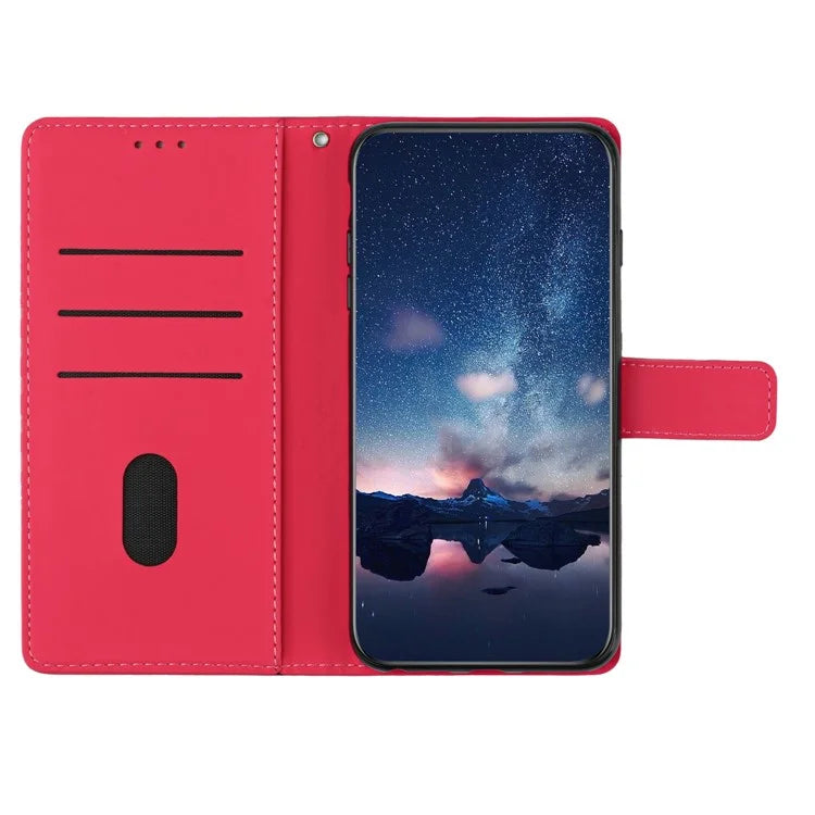For Samsung Galaxy A15 5G Case Imprinted Rhombus Wallet Stand Cover