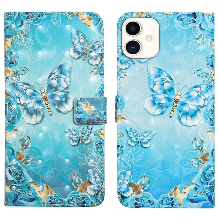 For Samsung Galaxy A05 4G Case 3D Pattern Printing Leather Cover