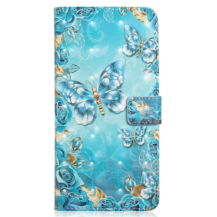 For Samsung Galaxy A05 4G Case 3D Pattern Printing Leather Cover