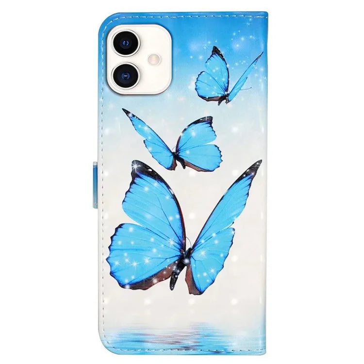 For Samsung Galaxy A05 4G Case 3D Pattern Printing Leather Cover