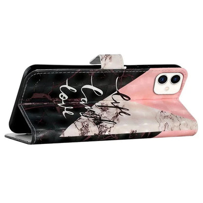 For Samsung Galaxy A05 4G Case 3D Pattern Printing Leather Cover