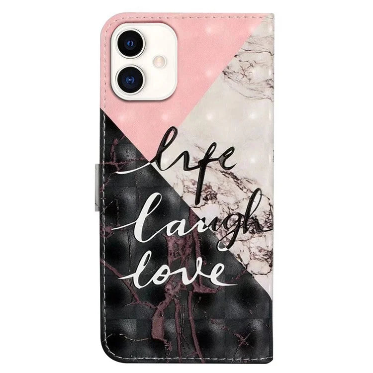 For Samsung Galaxy A05 4G Case 3D Pattern Printing Leather Cover