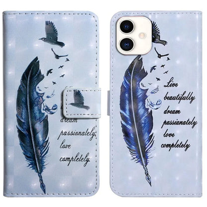 For Samsung Galaxy A05 4G Case 3D Pattern Printing Leather Cover